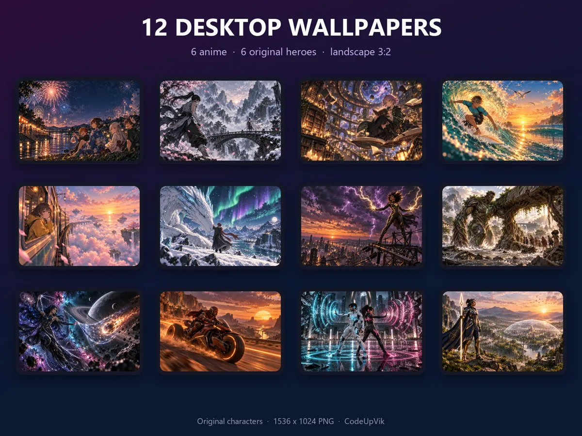 All 12 desktop wallpapers