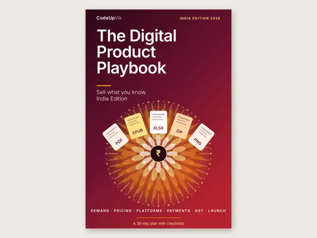 The Digital Product Playbook: Sell What You Know (India)
