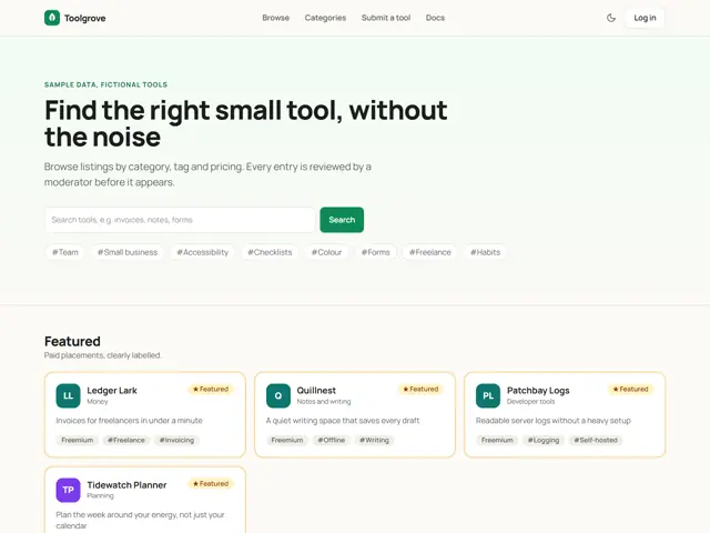 DirectoryForge — Directory Website Starter Kit
