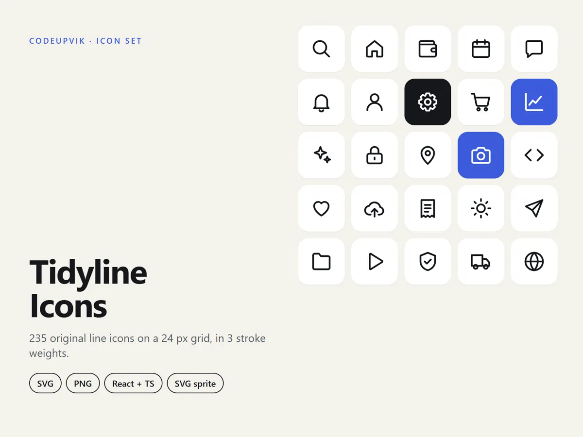 Tidyline Icons cover